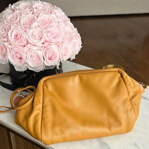 Loro Piana puffy pouch clutch